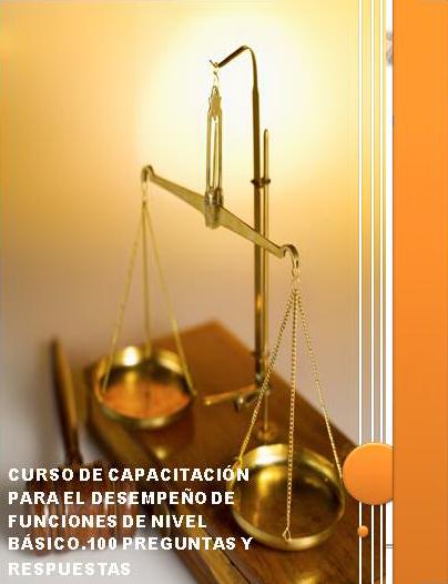 Curso de Capacitación para el desempeño de funciones a nivel básico: 100 preguntas y respuestas
