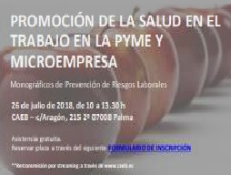 Promoción de la salud en el trabajo en la pyme y microempresa