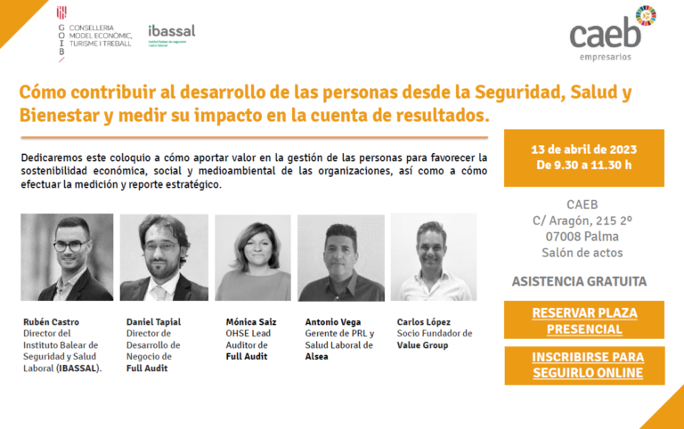 Cómo contribuir al desarrollo de las personas desde la Seguridad, Salud y Bienestar y medir su impacto en la cuenta de resultados.