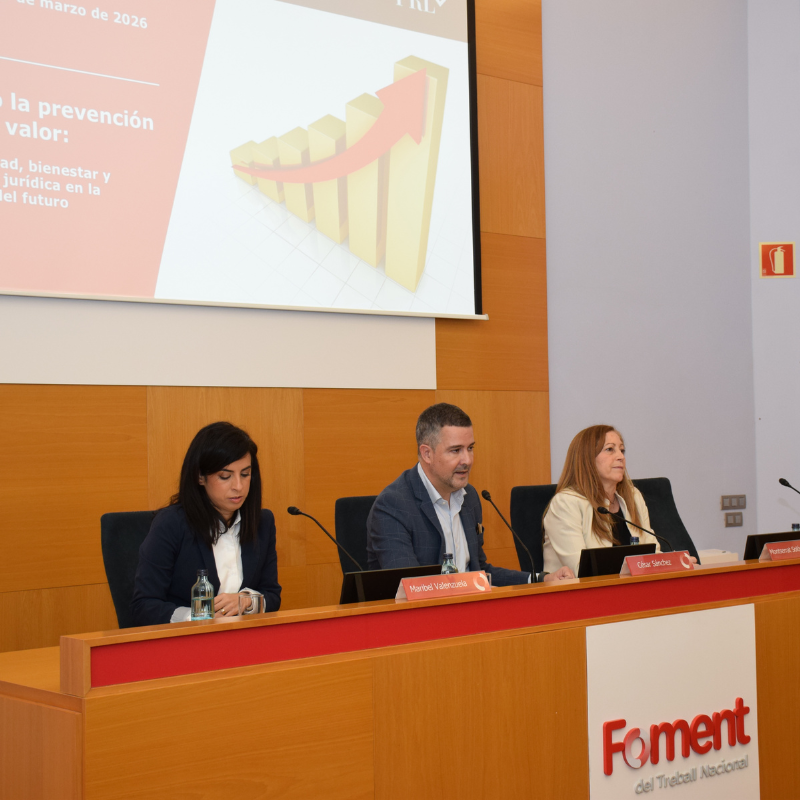 Mesa de administración pública en la jornada en Foment del Treball organizada junto a Full Audit