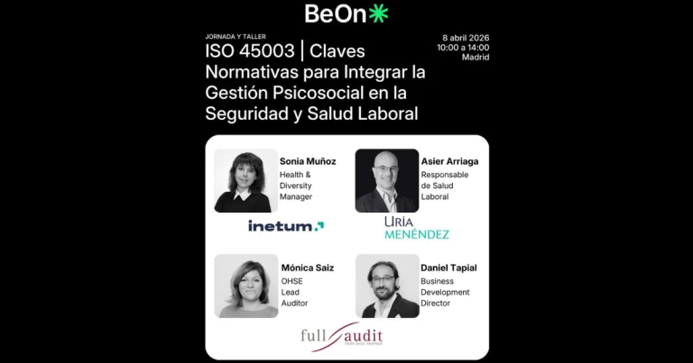 Jornada ISO 45003 | Claves Normativas para Integrar la Gestión Psicosocial en la Seguridad y Salud Laboral
