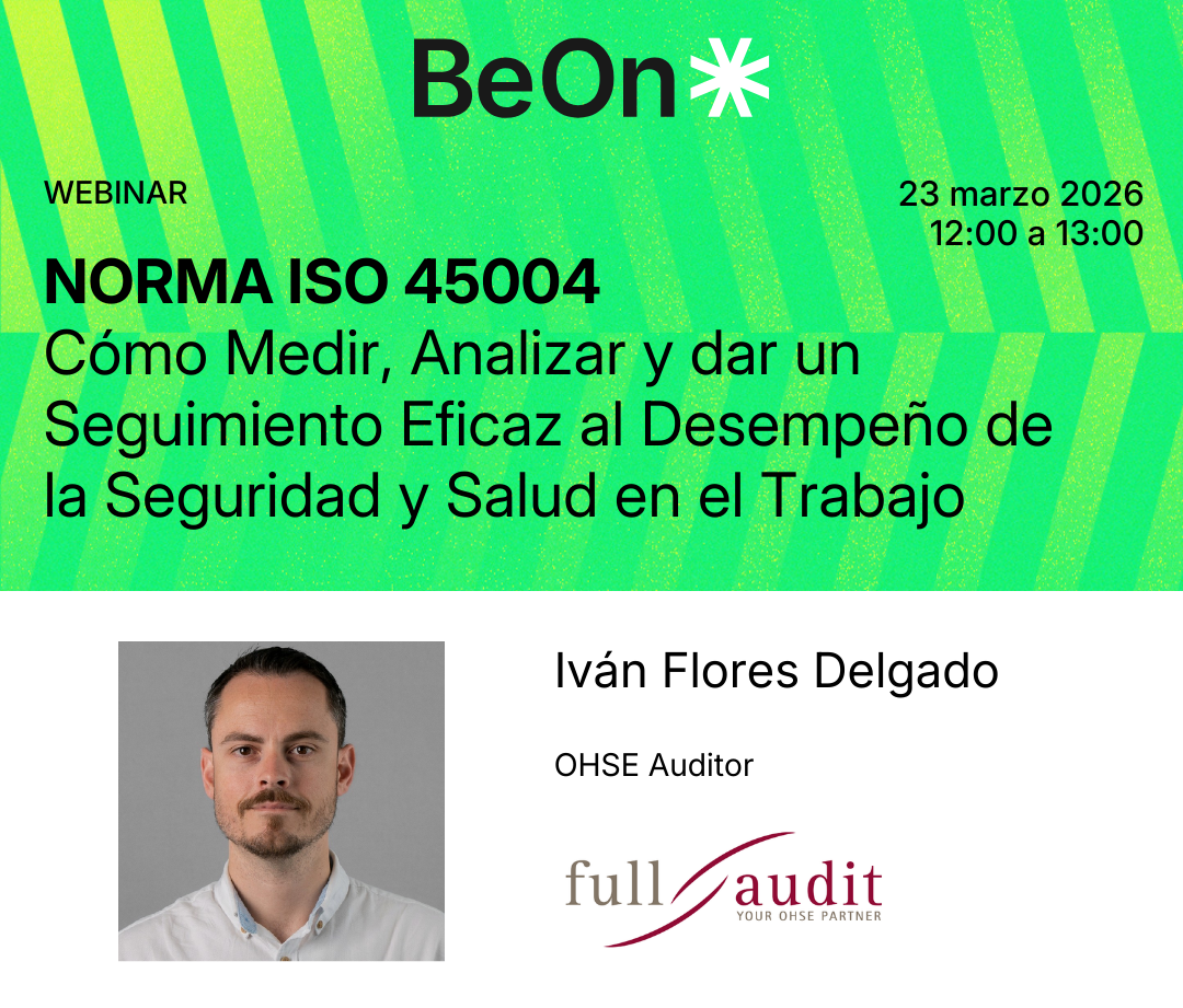 Detalles de webinar sobre la iso 45004