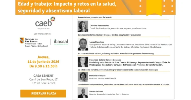 Edad y trabajo: Impacto y retos en la salud, seguridad y absentismo laboral