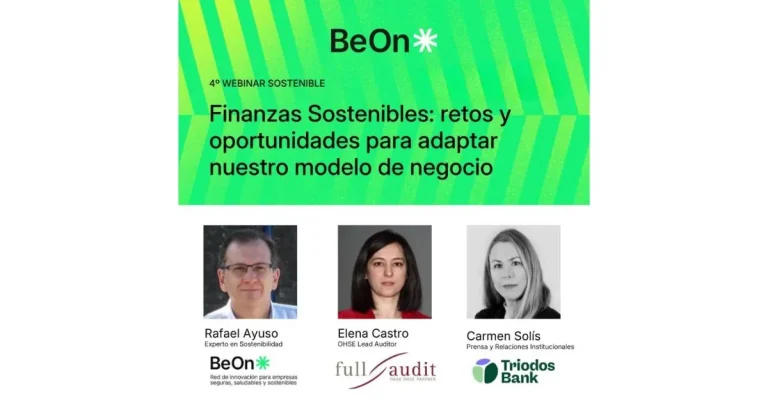 Webinar | Finanzas Sostenibles: retos y oportunidades para adaptar nuestro modelo de negocio