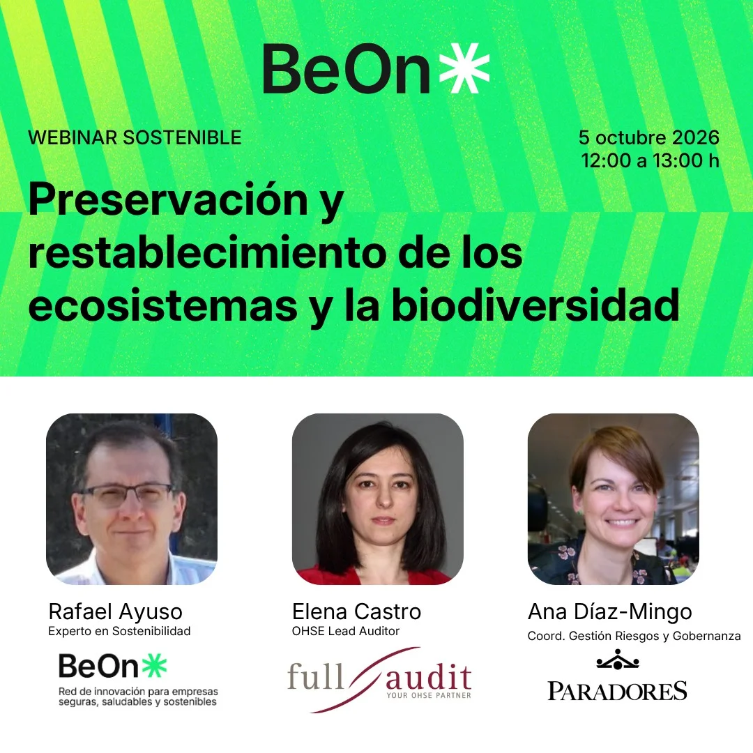 Invitación a webinar sobre sostenibilidad y biodiversidad