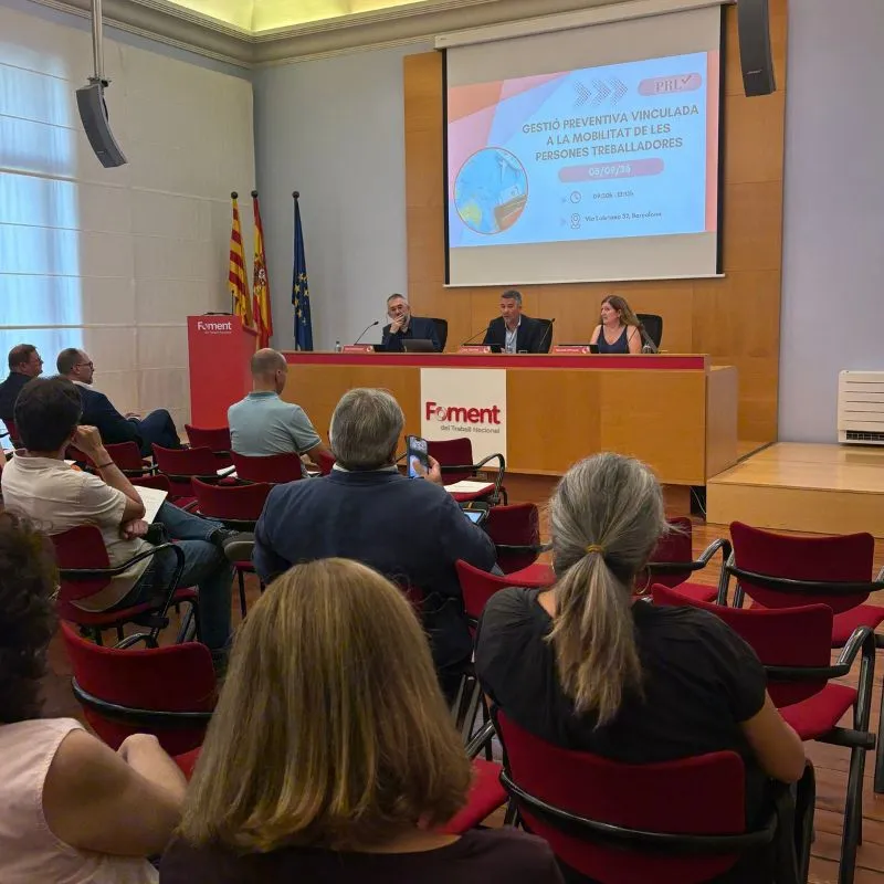 Jornada de presentación de la guía de gestión preventiva y movilidad internacional de Foment