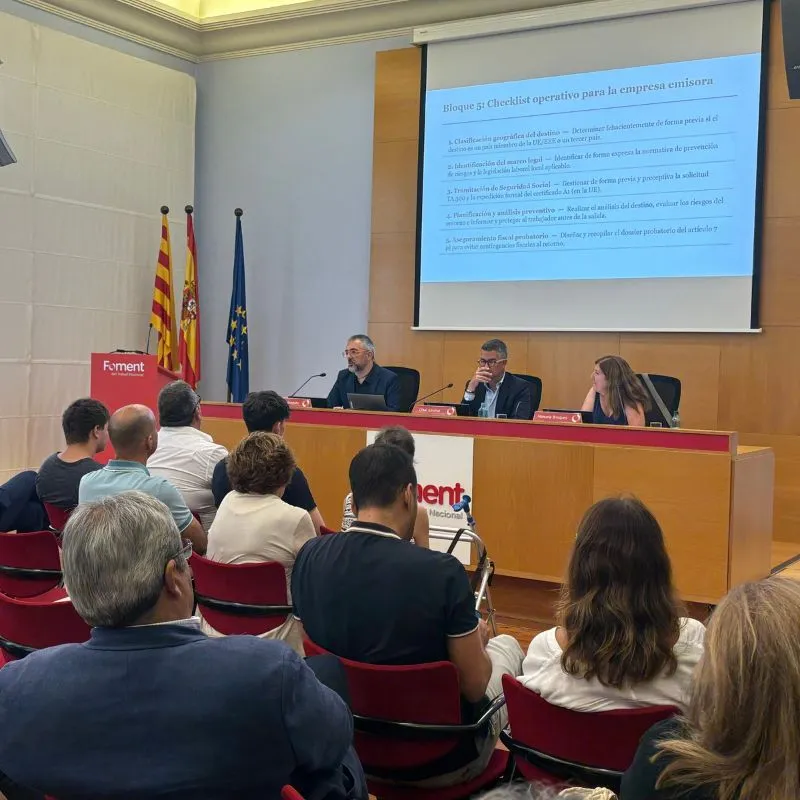 Pere Monteagudo en la jornada Guía Preventiva y Movilidad Internacional