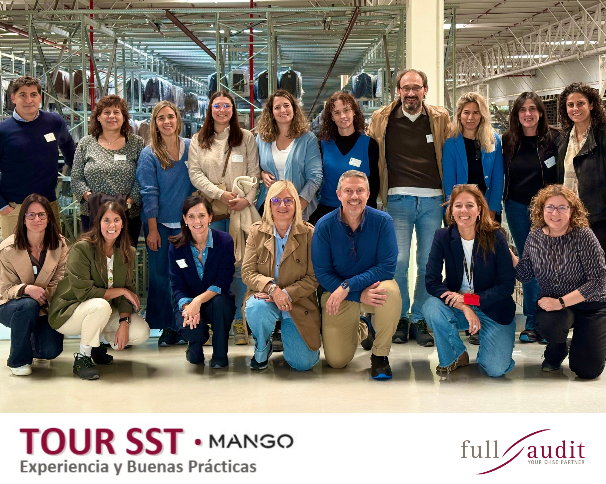 Jornada Full Audit: Tour SST MANGO, foto grupal